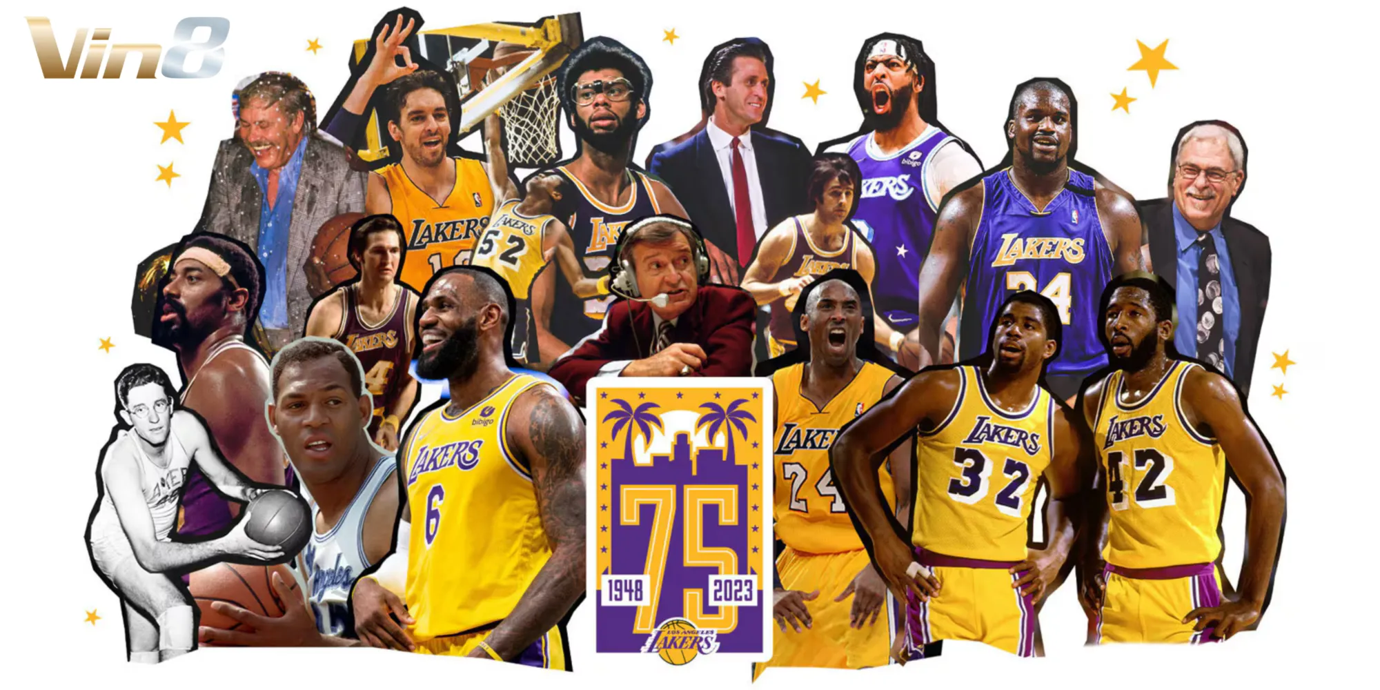 Los Angeles Lakers được xem là một trong những đội bóng biểu tượng của NBA, sở hữu bề dày lịch sử hào hùng cùng danh tiếng lẫy lừng Los Angeles Lakers được xem là một trong những đội bóng biểu tượng của NBA, sở hữu bề dày lịch sử hào hùng cùng danh tiếng lẫy lừng