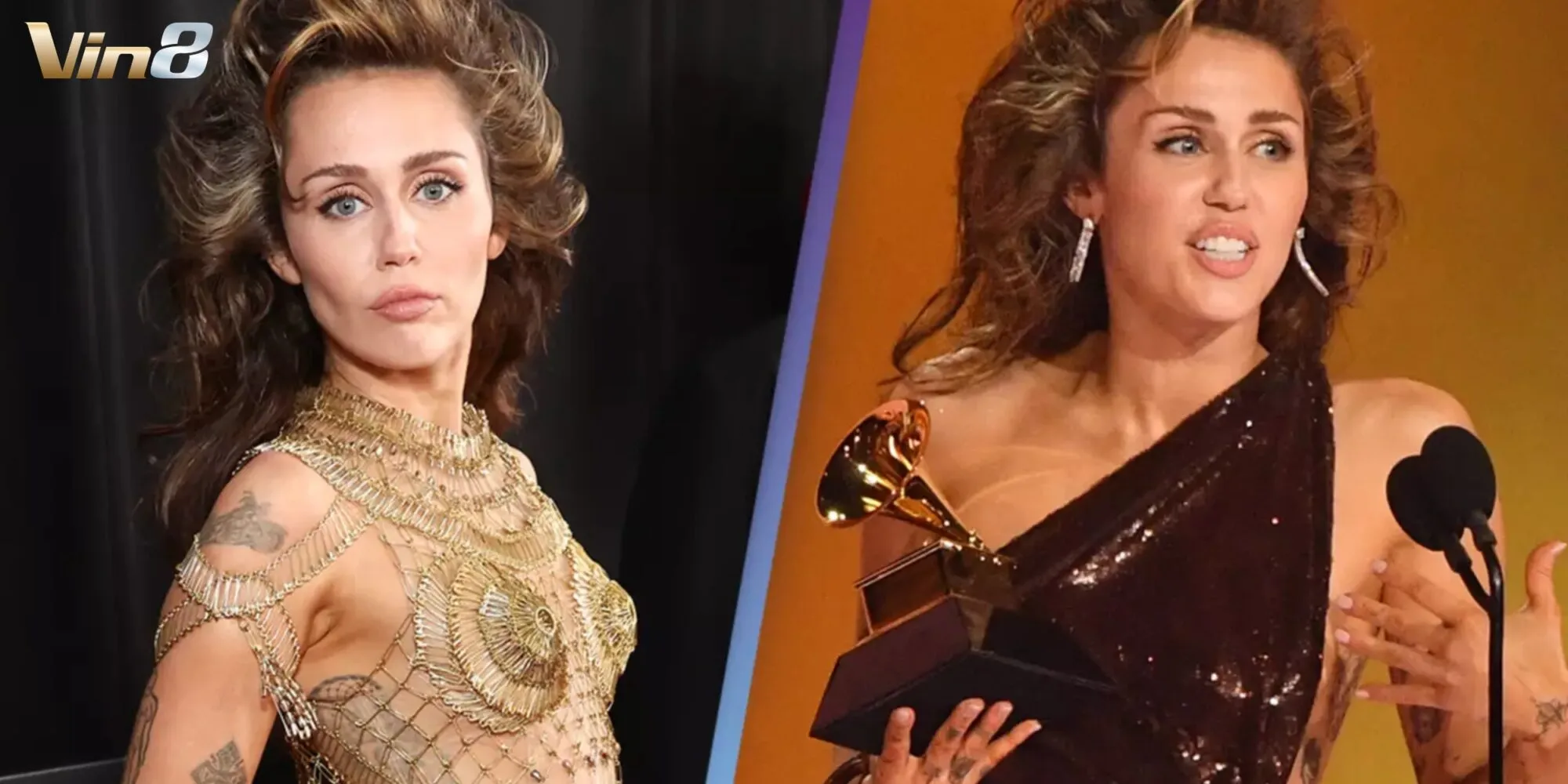 Bài phát biểu của Miley Cyrus tại Grammy vừa xúc động vừa hài hước Bài phát biểu của Miley Cyrus tại Grammy vừa xúc động vừa hài hước