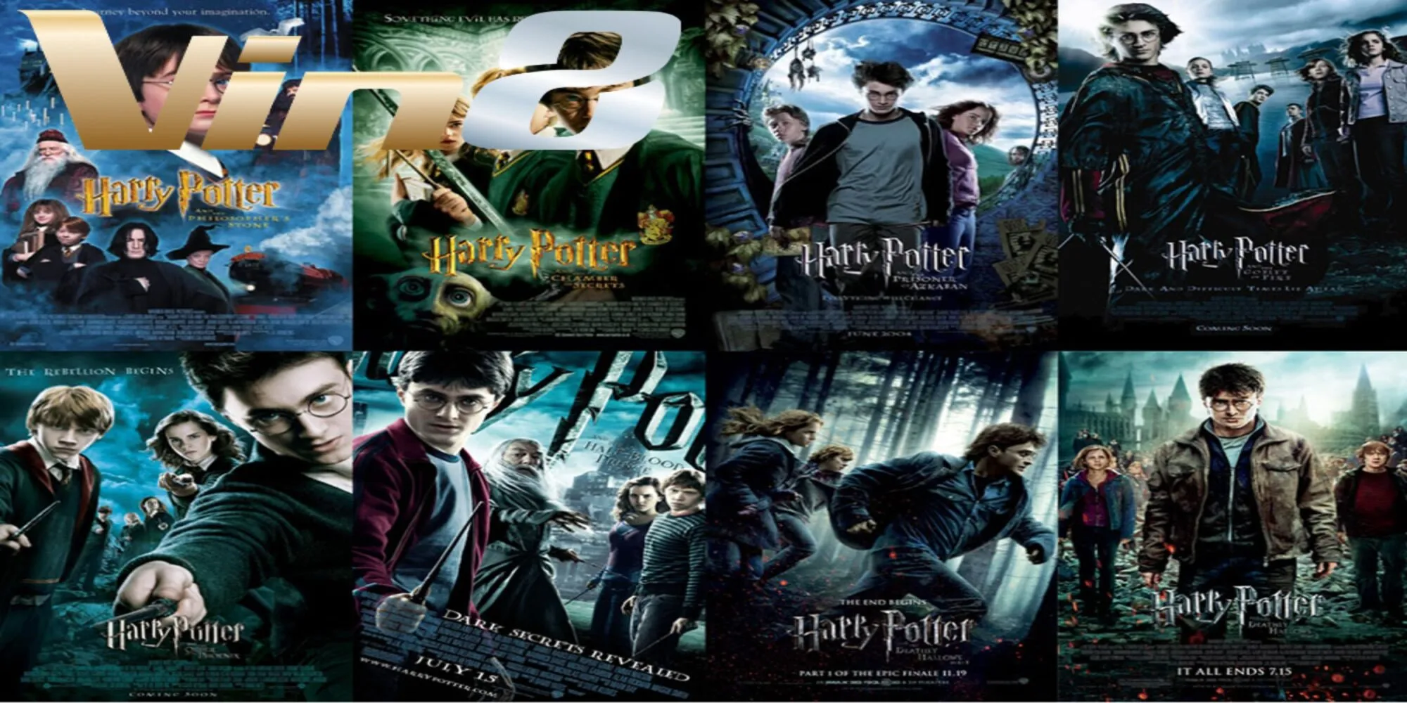 các phần của Harry Potter cụ thể và thứ tự xem chi tiết