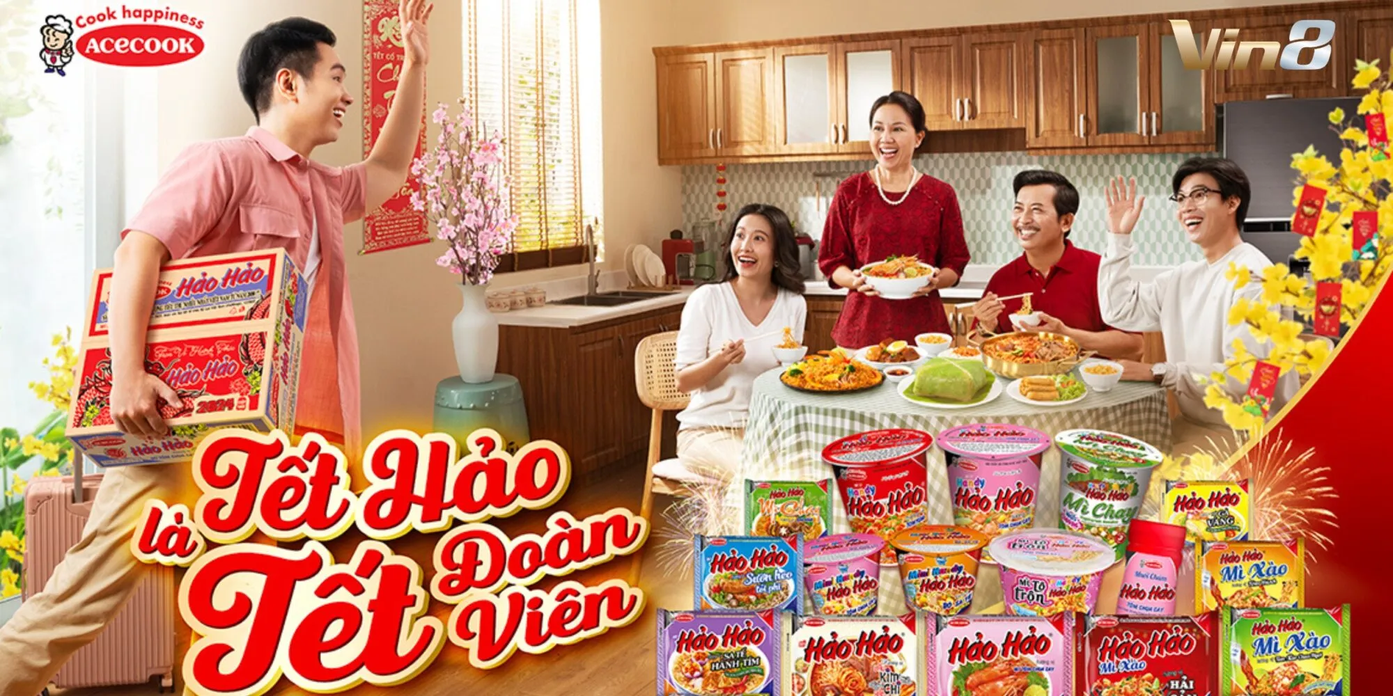 Gia đình quây quần, Tết thêm ấm áp cùng Hảo Hảo Gia đình quây quần, Tết thêm ấm áp cùng Hảo Hảo