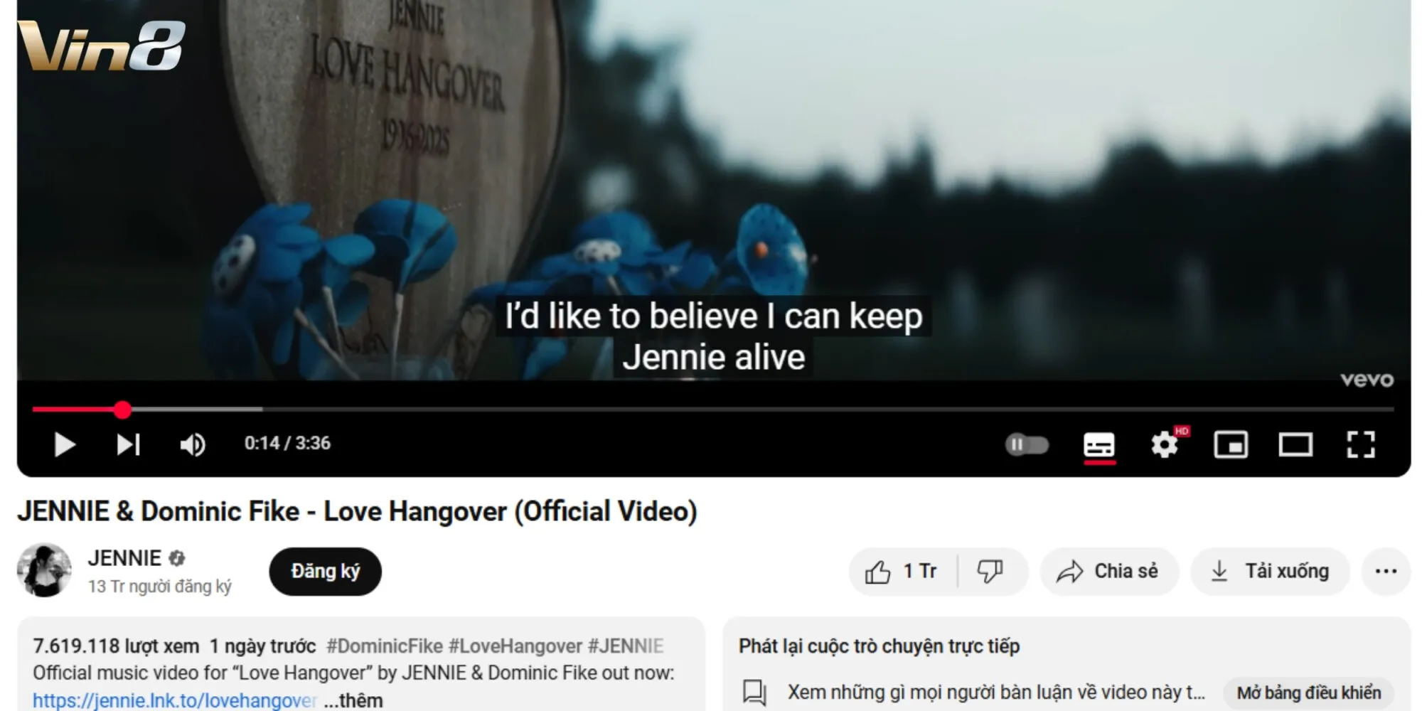 Love Hangover on top 1 trending chỉ sau 1 giờ lên sóng Love Hangover on top 1 trending chỉ sau 1 giờ lên sóng