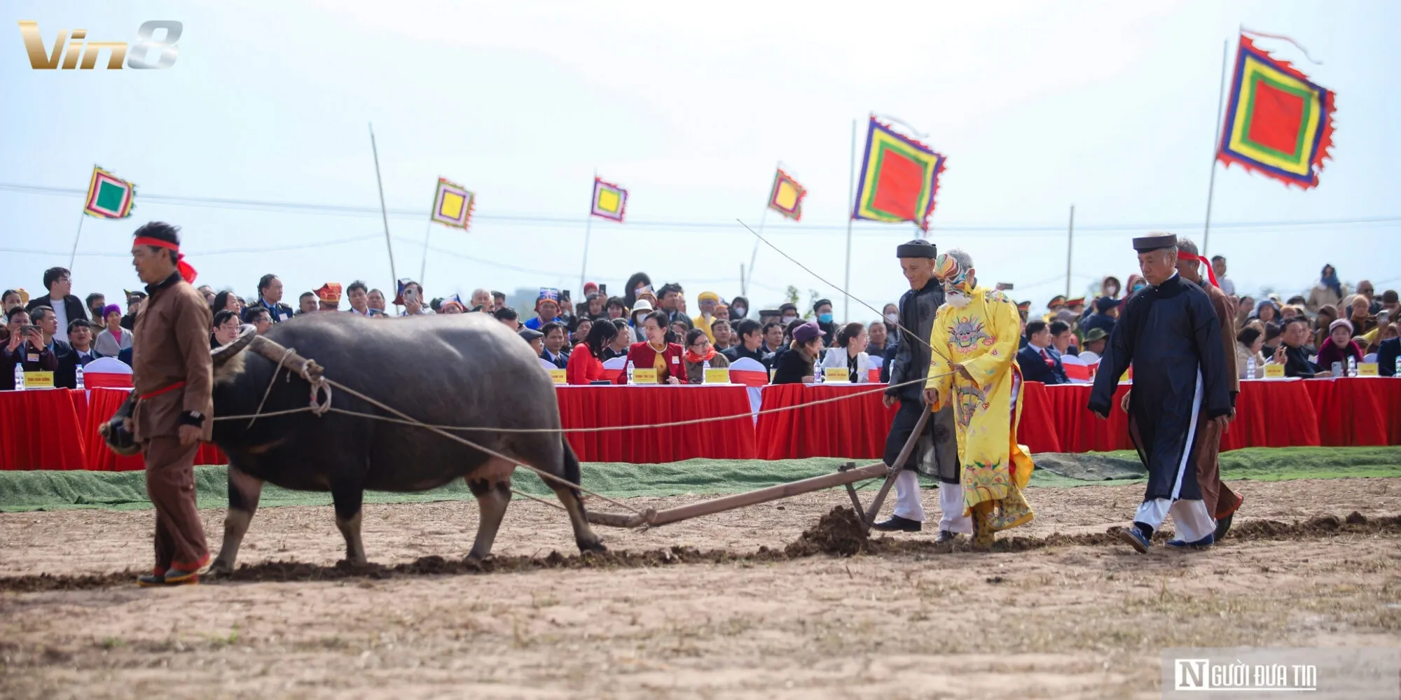 Những hình ảnh được ghi nhận tại lễ hội Tịch điền Đọi Sơn Những hình ảnh được ghi nhận tại lễ hội Tịch điền Đọi Sơn